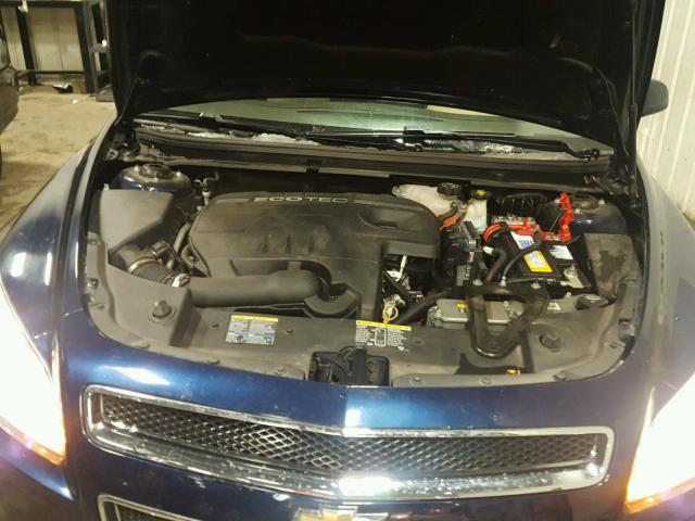 1G1ZF57568F153732 - 2008 CHEVROLET MALIBU HYB BLUE photo 7