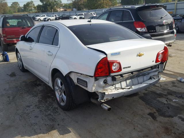 1G1ZH57B994254938 - 2009 CHEVROLET MALIBU 1LT WHITE photo 3