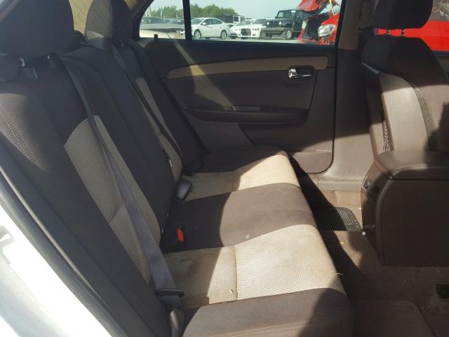 1G1ZH57B994254938 - 2009 CHEVROLET MALIBU 1LT WHITE photo 6