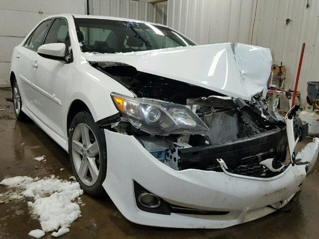 4T1BF1FK5DU645159 - 2013 TOYOTA CAMRY L WHITE photo 1