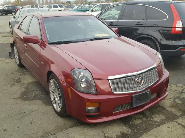 1G6DN56S550190428 - 2005 CADILLAC CTS-V RED photo 1