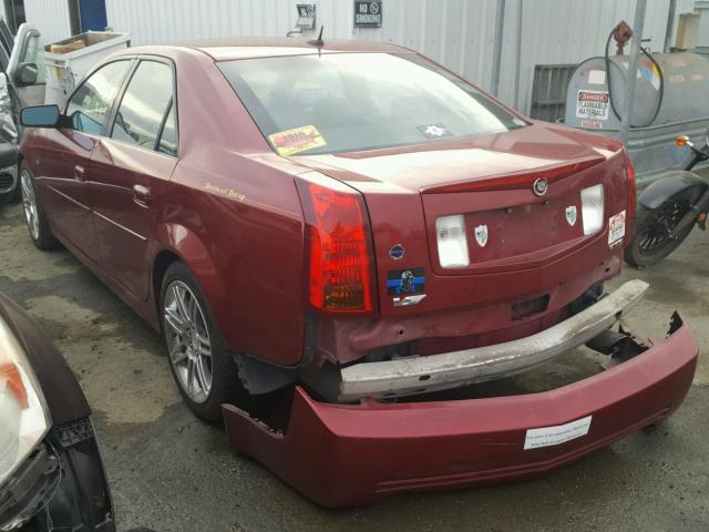 1G6DN56S550190428 - 2005 CADILLAC CTS-V RED photo 3