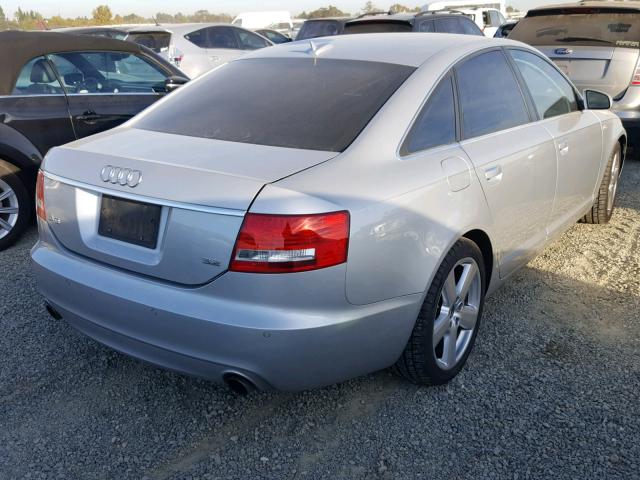 WAUBH74F06N143502 - 2006 AUDI A6 S-LINE SILVER photo 4