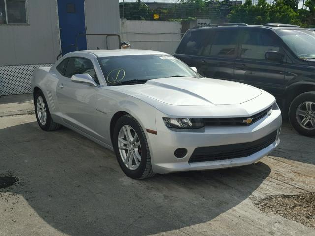 2G1FA1E36E9221351 - 2014 CHEVROLET CAMARO LS SILVER photo 1