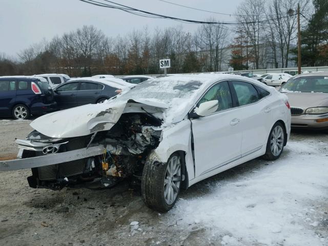 KMHFH4JG6CA162022 - 2012 HYUNDAI AZERA GLS WHITE photo 2