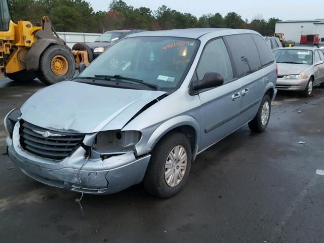 1A4GP45R56B733323 - 2006 CHRYSLER TOWN & COU BLUE photo 2