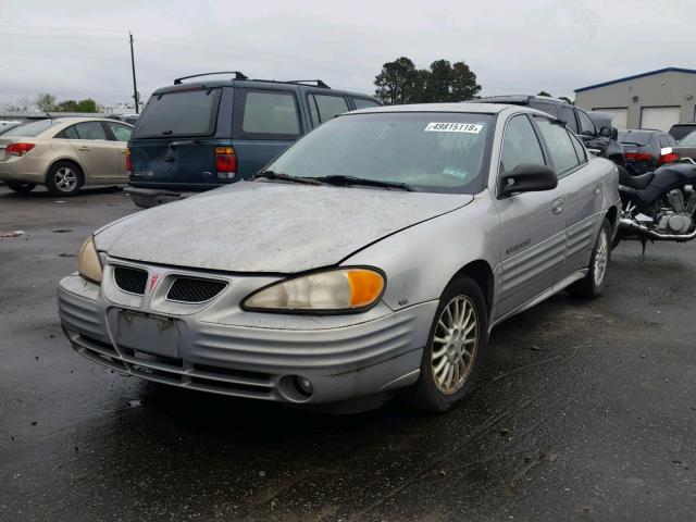 1G2NG52E3YM881955 - 2000 PONTIAC GRAND AM S ვერცხლისფერი ფოტო 2