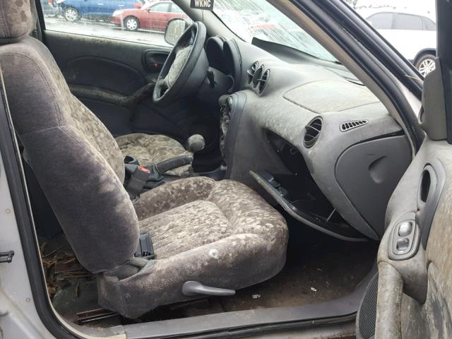 1G2NG52E3YM881955 - 2000 PONTIAC GRAND AM S ვერცხლისფერი ფოტო 5