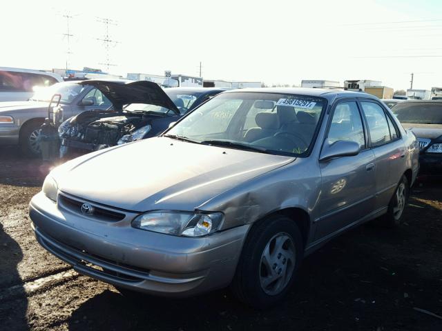 2T1BR12E4YC353615 - 2000 TOYOTA COROLLA VE TAN photo 2