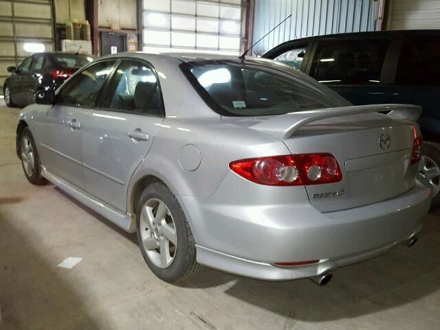 1YVFP80C845N47616 - 2004 MAZDA 6 I SILVER photo 3