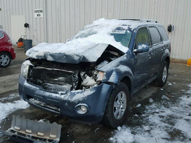 1FMCU9EG7BKC43559 - 2011 FORD ESCAPE LIM BLUE photo 2