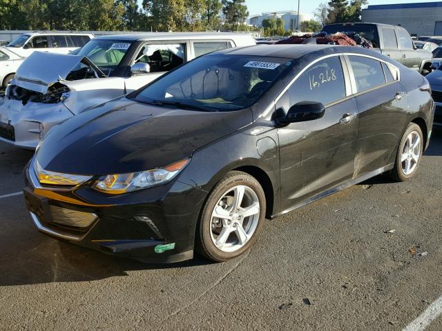 1G1RC6S52HU142504 - 2017 CHEVROLET VOLT LT BLACK photo 2