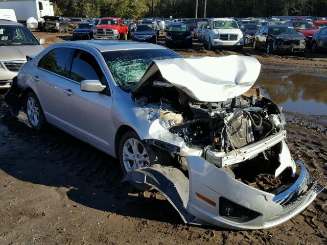 3FAHP0HA5CR203486 - 2012 FORD FUSION SE SILVER photo 1