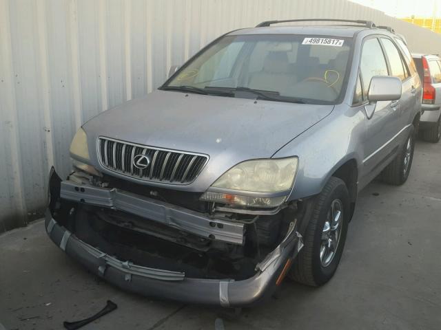 JTJGF10U730163008 - 2003 LEXUS RX 300 GRAY photo 2