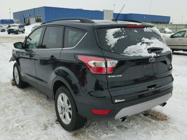 1FMCU0GD3HUE45987 - 2017 FORD ESCAPE SE BLACK photo 3