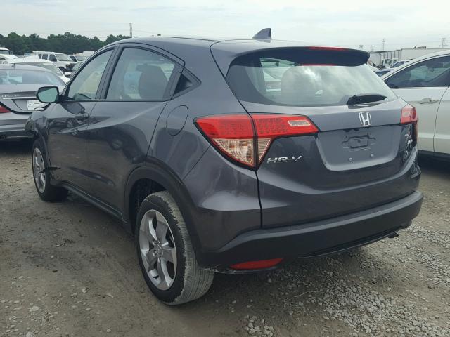 3CZRU6H33HG700397 - 2017 HONDA HR-V LX GRAY photo 3