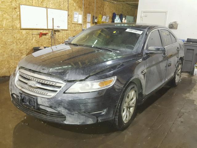 1FAHP2HW3AG162173 - 2010 FORD TAURUS SEL BLACK photo 2