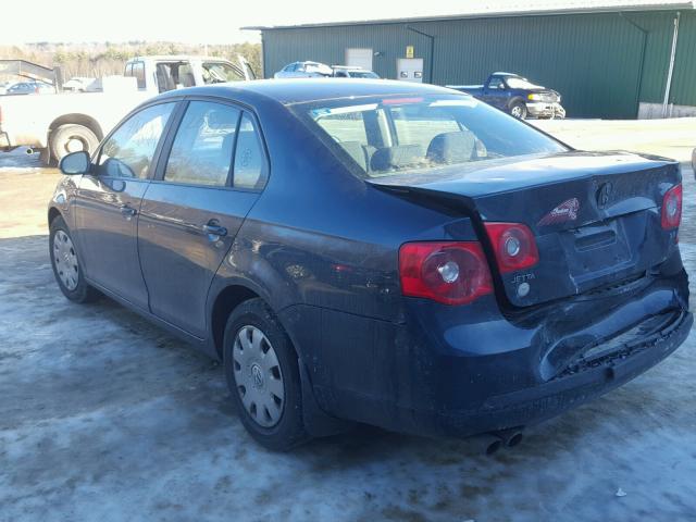 3VWPF71K86M656634 - 2006 VOLKSWAGEN JETTA VALU BLUE photo 3