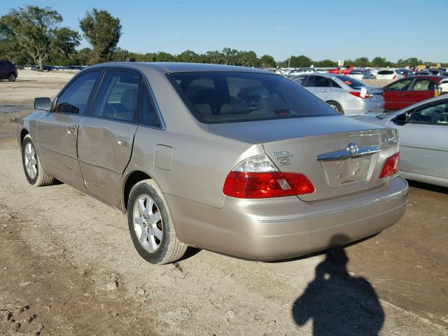 4T1BF28B14U355309 - 2004 TOYOTA AVALON XL BEIGE photo 3