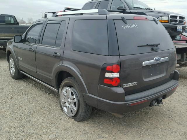 1FMEU75E47UA74799 - 2007 FORD EXPLORER L CHARCOAL photo 3