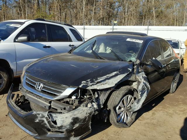 1HGCR2F76FA207581 - 2015 HONDA ACCORD EX BLACK photo 2