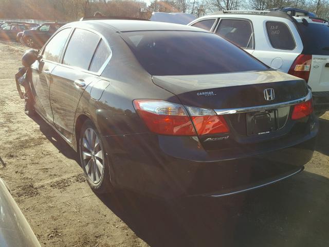 1HGCR2F76FA207581 - 2015 HONDA ACCORD EX BLACK photo 3