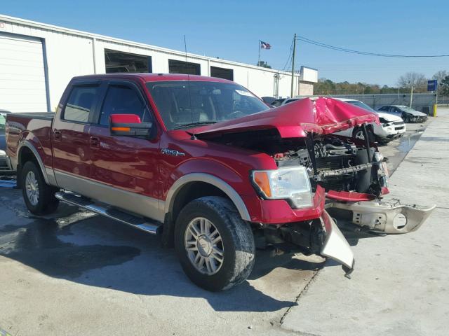 1FTFW1EV1AFA69832 - 2010 FORD F150 SUPER RED photo 1