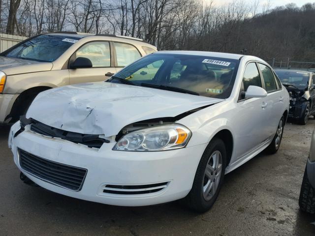 2G1WD5EM6B1177871 - 2011 CHEVROLET IMPALA POL WHITE photo 2