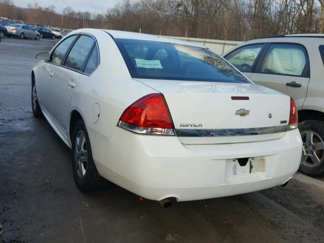 2G1WD5EM6B1177871 - 2011 CHEVROLET IMPALA POL WHITE photo 3