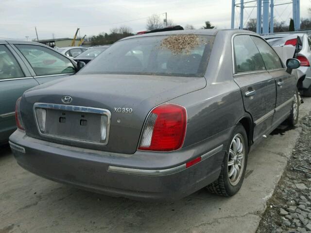 KMHFU45E34A324291 - 2004 HYUNDAI XG 350 GRAY photo 4