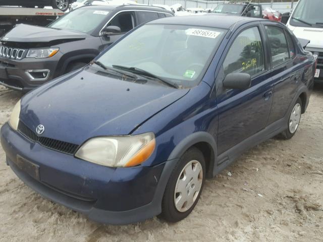 JTDBT123X25025426 - 2002 TOYOTA ECHO BLUE photo 2