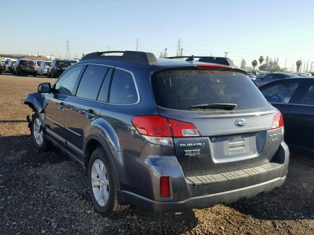 4S4BRDNC8E2302359 - 2014 SUBARU OUTBACK 3. GRAY photo 3