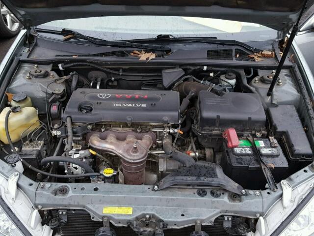 JTDBE30K753034116 - 2005 TOYOTA CAMRY LE GREEN photo 7