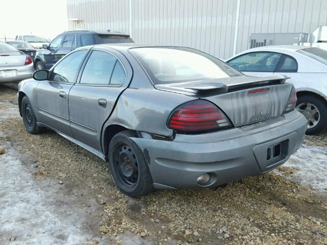 1G2NE52E25M240927 - 2005 PONTIAC GRAND AM S GRAY photo 3