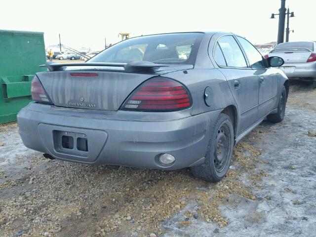 1G2NE52E25M240927 - 2005 PONTIAC GRAND AM S GRAY photo 4