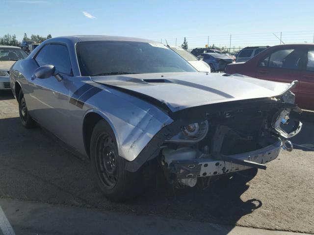 2C3CDYAG5DH695755 - 2013 DODGE CHALLENGER GRAY photo 1