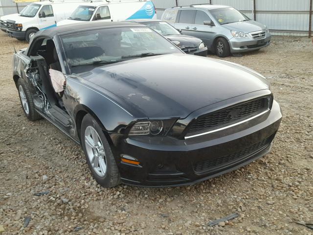 1ZVBP8EM8E5322374 - 2014 FORD MUSTANG BLACK photo 1