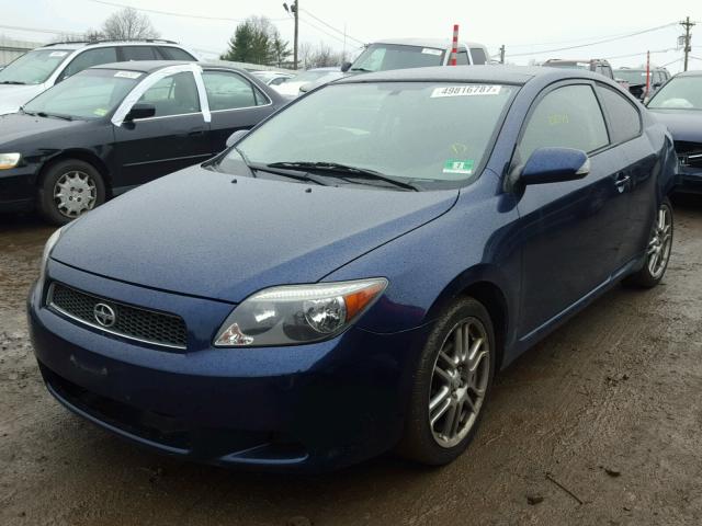 JTKDE177050001418 - 2005 TOYOTA SCION TC BLUE photo 2