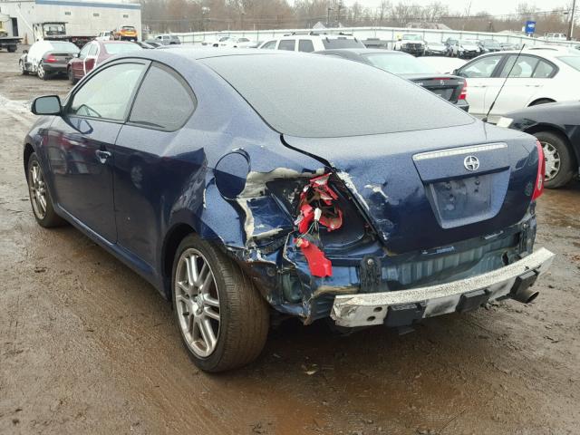 JTKDE177050001418 - 2005 TOYOTA SCION TC 蓝色 照片 3