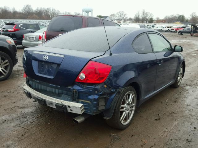 JTKDE177050001418 - 2005 TOYOTA SCION TC BLUE photo 4