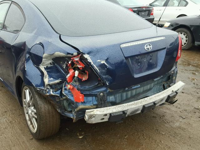 JTKDE177050001418 - 2005 TOYOTA SCION TC 蓝色 照片 9
