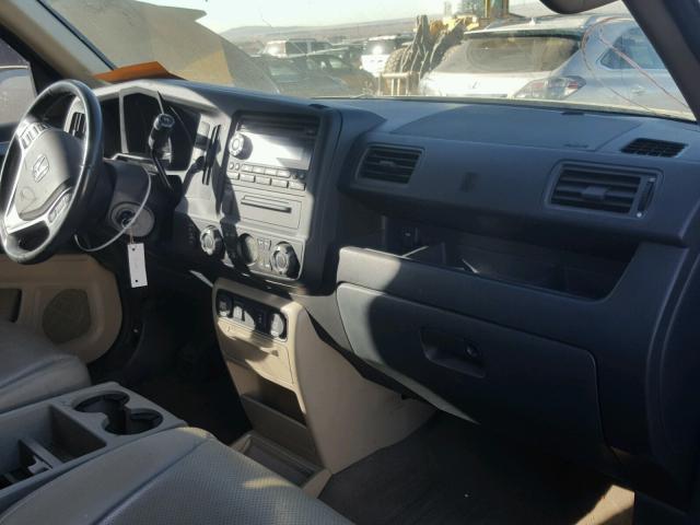 5FPYK16569B104486 - 2009 HONDA RIDGELINE GOLD photo 9