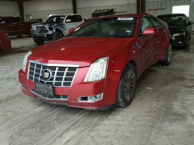 1G6DP1E37C0132167 - 2012 CADILLAC CTS PREMIU MAROON photo 2