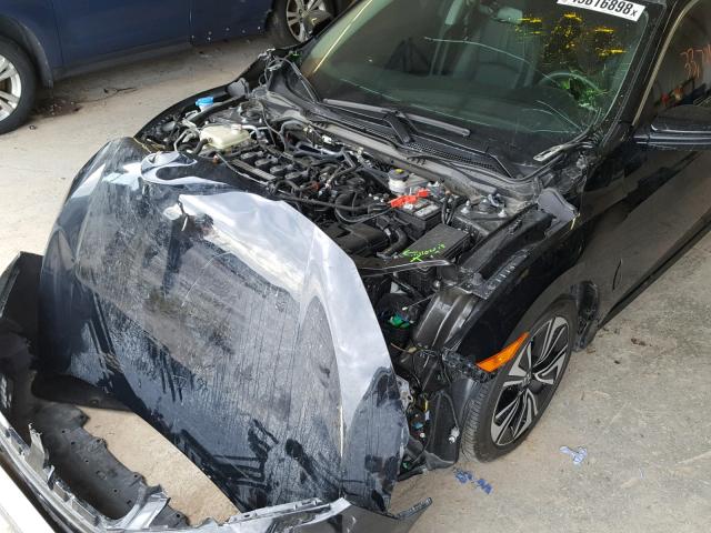 19XFC1F7XHE014924 - 2017 HONDA CIVIC EXL 黑色 照片 9