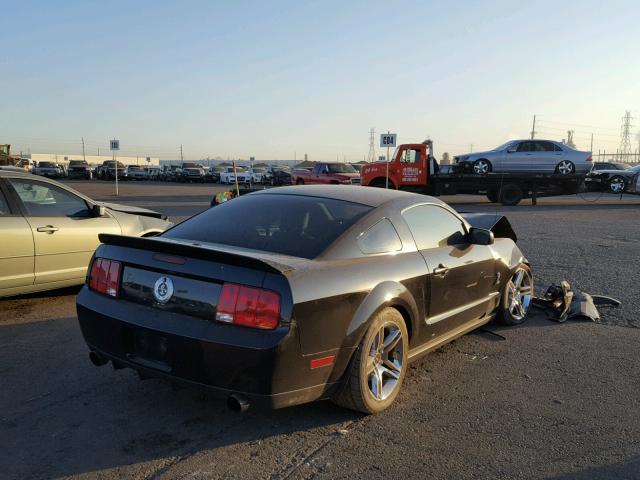 1ZVHT88S185122411 - 2008 FORD MUSTANG SH BLACK photo 4