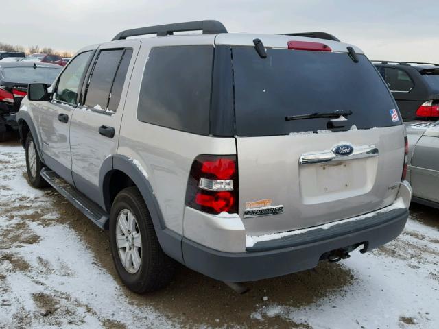 1FMEU73E36UA95760 - 2006 FORD EXPLORER X SILVER photo 3