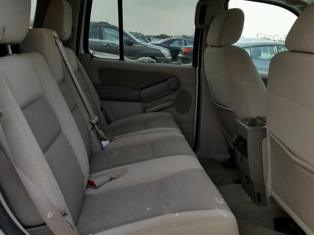 1FMEU73E36UA95760 - 2006 FORD EXPLORER X SILVER photo 6