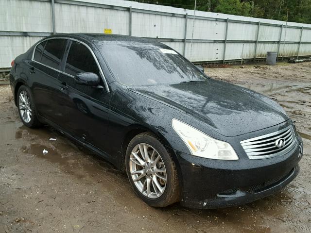 JNKBV61E48M208229 - 2008 INFINITI G35 BLACK photo 1