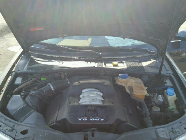 WVWRH63B52P010744 - 2002 VOLKSWAGEN PASSAT GLX BLACK photo 7