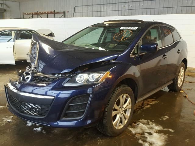 JM3ER4WL1A0310719 - 2010 MAZDA CX-7 BLUE photo 2